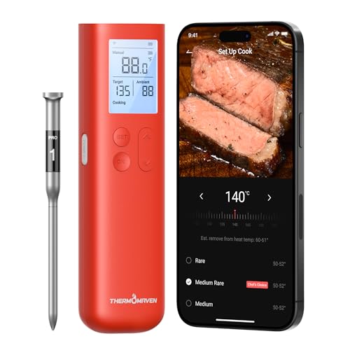 ThermoMaven Smart Bluetooth Wireless Meat Thermometer,